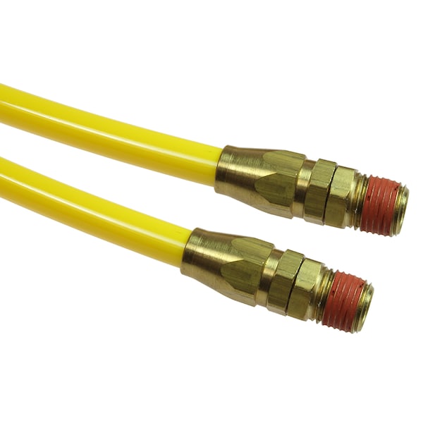 Flexcoil 0.160 ID x 15 ft 1/4 MPT Swivel Reusable Yellow